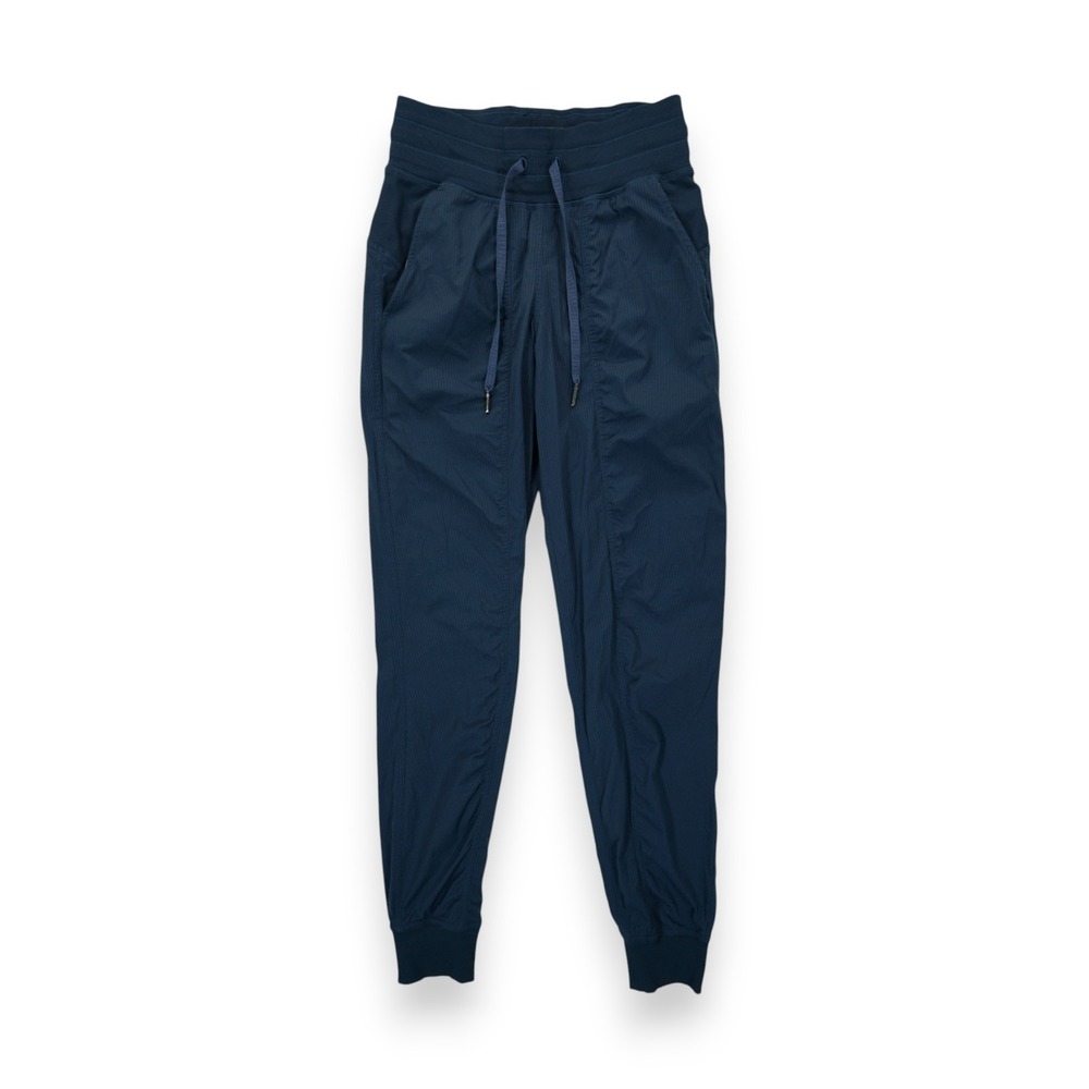 Lululemon Dance Studio Jogger Navy Size 2 ~ Elastic Waist‎ ~ Drawstring